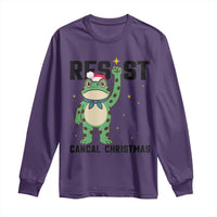 Resist Frog Long Sleeve Shirt Funny Portland Protest ICE Activist Meme - Wonder Print Shop