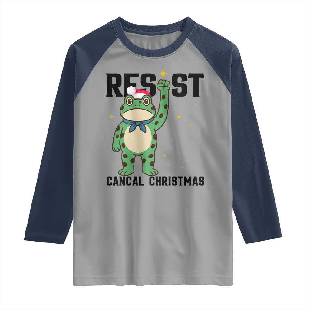 Resist Frog Raglan Shirt Funny Portland Protest ICE Activist Meme - Wonder Print Shop