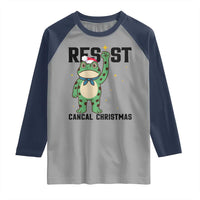 Resist Frog Raglan Shirt Funny Portland Protest ICE Activist Meme - Wonder Print Shop