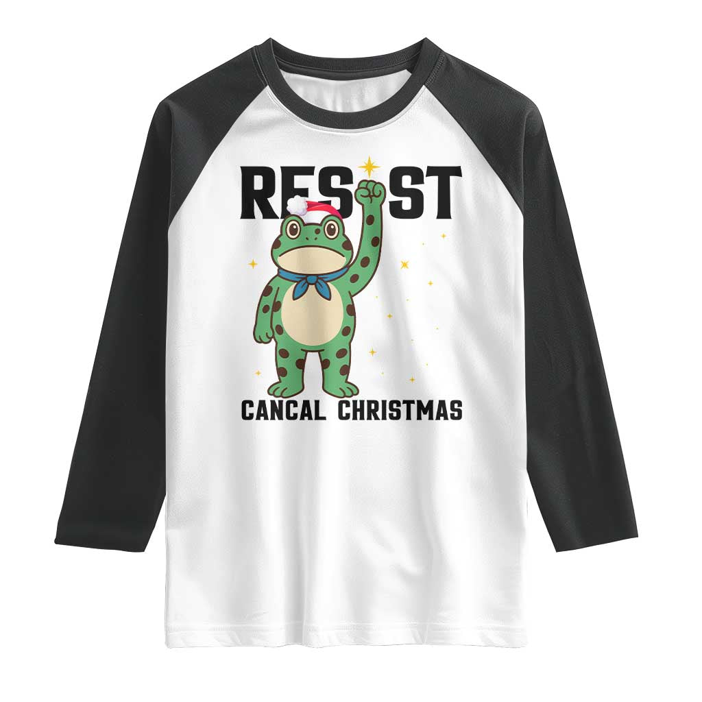 Resist Frog Raglan Shirt Funny Portland Protest ICE Activist Meme - Wonder Print Shop