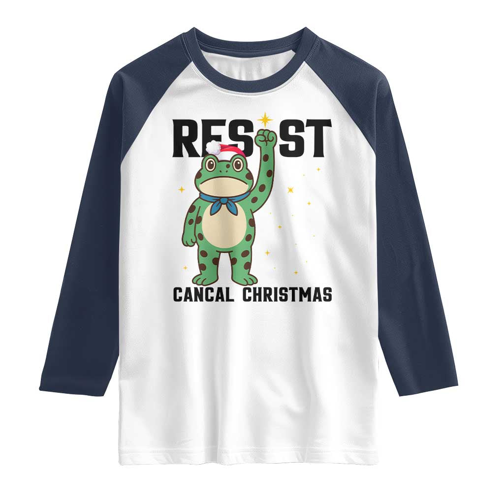 Resist Frog Raglan Shirt Funny Portland Protest ICE Activist Meme - Wonder Print Shop