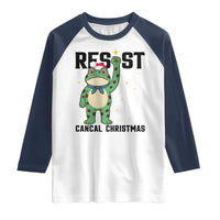 Resist Frog Raglan Shirt Funny Portland Protest ICE Activist Meme - Wonder Print Shop