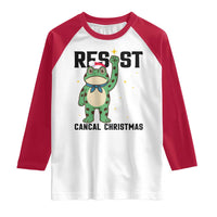 Resist Frog Raglan Shirt Funny Portland Protest ICE Activist Meme - Wonder Print Shop
