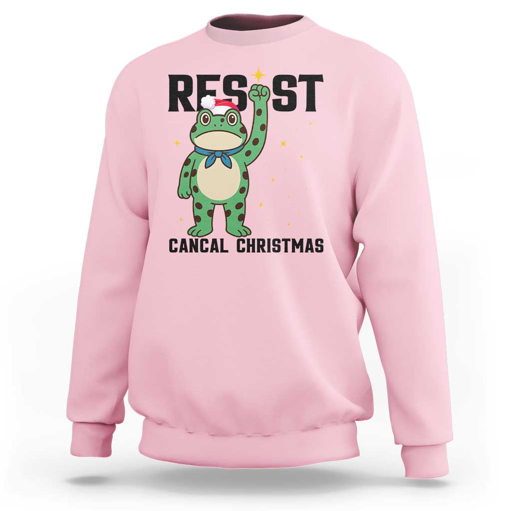 Resist Frog Sweatshirt Funny Portland Protest ICE Activist Meme - Wonder Print Shop