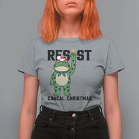 Resist Frog T Shirt For Women Funny Portland Protest ICE Activist Meme - Wonder Print Shop