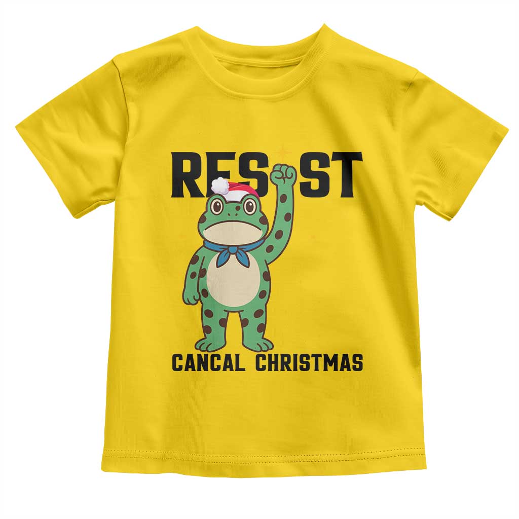 Resist Frog Toddler T Shirt Funny Portland Protest ICE Activist Meme - Wonder Print Shop