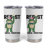 Resist Frog Tumbler Cup Funny Portland Protest ICE Activist Meme - Wonder Print Shop