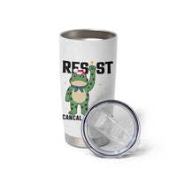 Resist Frog Tumbler Cup Funny Portland Protest ICE Activist Meme - Wonder Print Shop