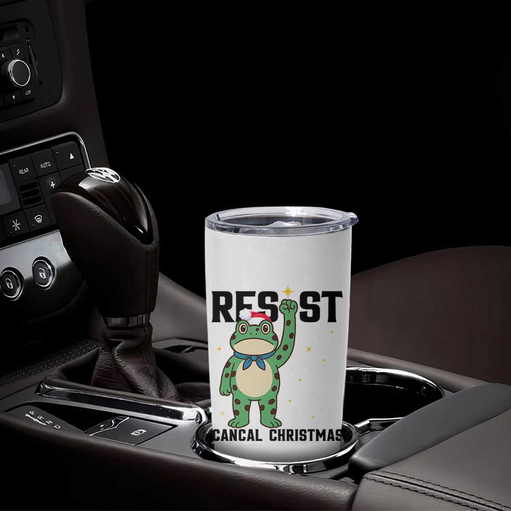 Resist Frog Tumbler Cup Funny Portland Protest ICE Activist Meme - Wonder Print Shop