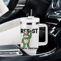 Resist Frog Tumbler With Handle Funny Portland Protest ICE Activist Meme - Wonder Print Shop