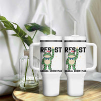 Resist Frog Tumbler With Handle Funny Portland Protest ICE Activist Meme - Wonder Print Shop