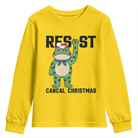 Resist Frog Youth Sweatshirt Funny Portland Protest ICE Activist Meme - Wonder Print Shop