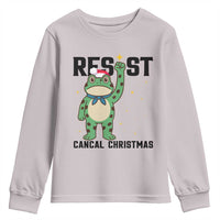 Resist Frog Youth Sweatshirt Funny Portland Protest ICE Activist Meme - Wonder Print Shop
