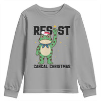 Resist Frog Youth Sweatshirt Funny Portland Protest ICE Activist Meme - Wonder Print Shop