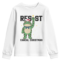 Resist Frog Youth Sweatshirt Funny Portland Protest ICE Activist Meme - Wonder Print Shop