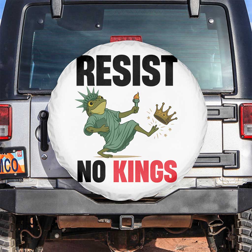 Resist Frog Spare Tire Cover No Kings In America Political 2025 - Wonder Print Shop
