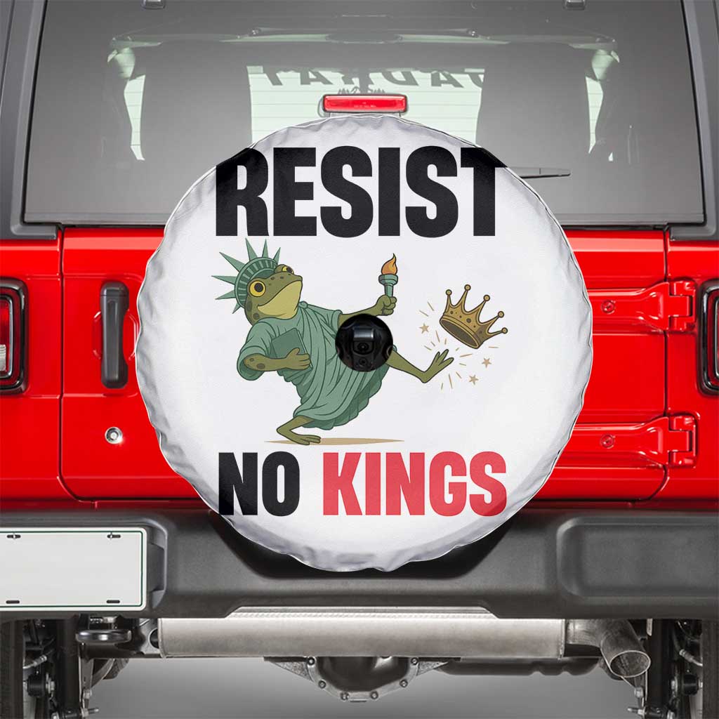 Resist Frog Spare Tire Cover No Kings In America Political 2025 - Wonder Print Shop