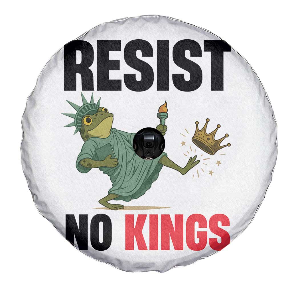 Resist Frog Spare Tire Cover No Kings In America Political 2025 - Wonder Print Shop