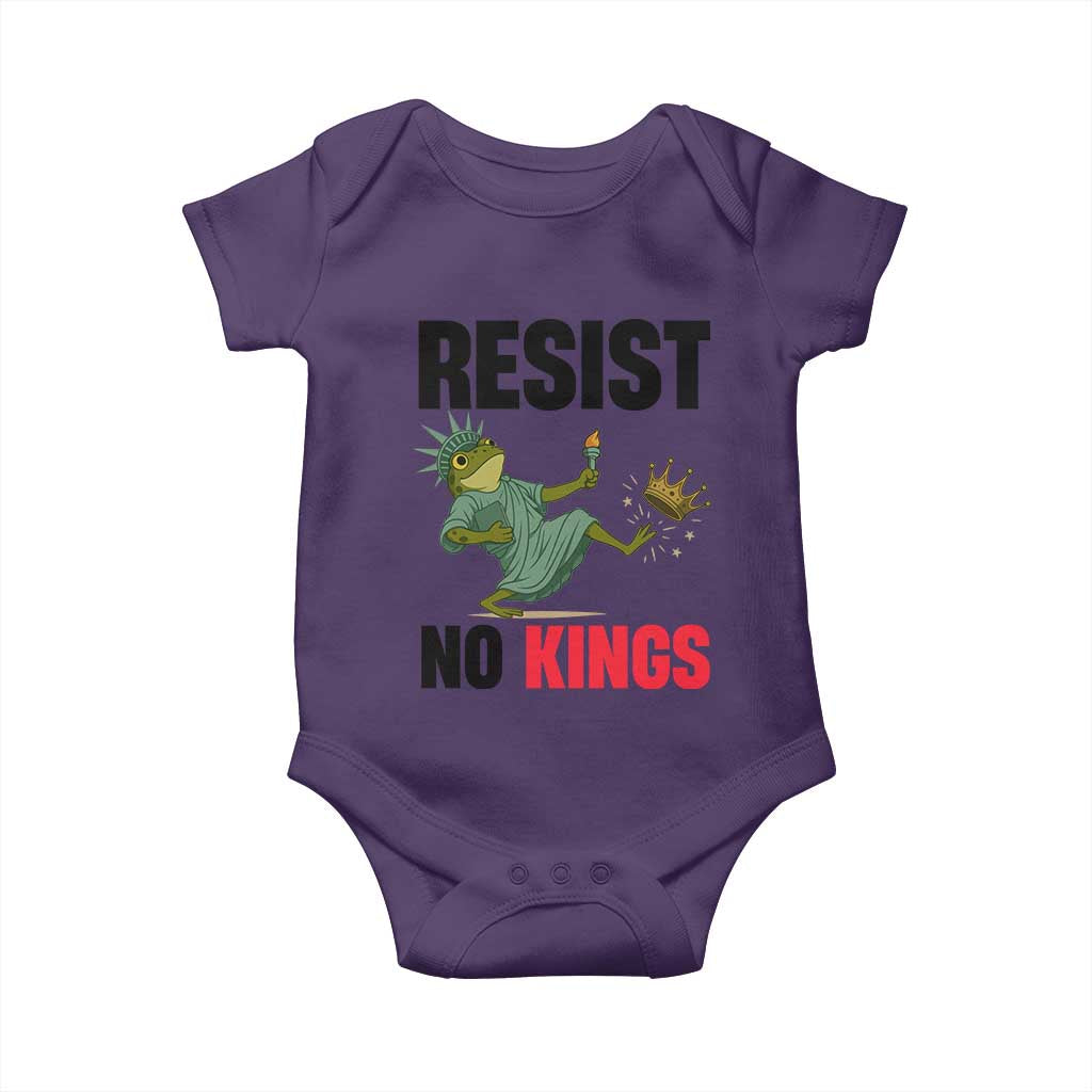 Resist Frog Baby Onesie No Kings In America Political 2025 - Wonder Print Shop