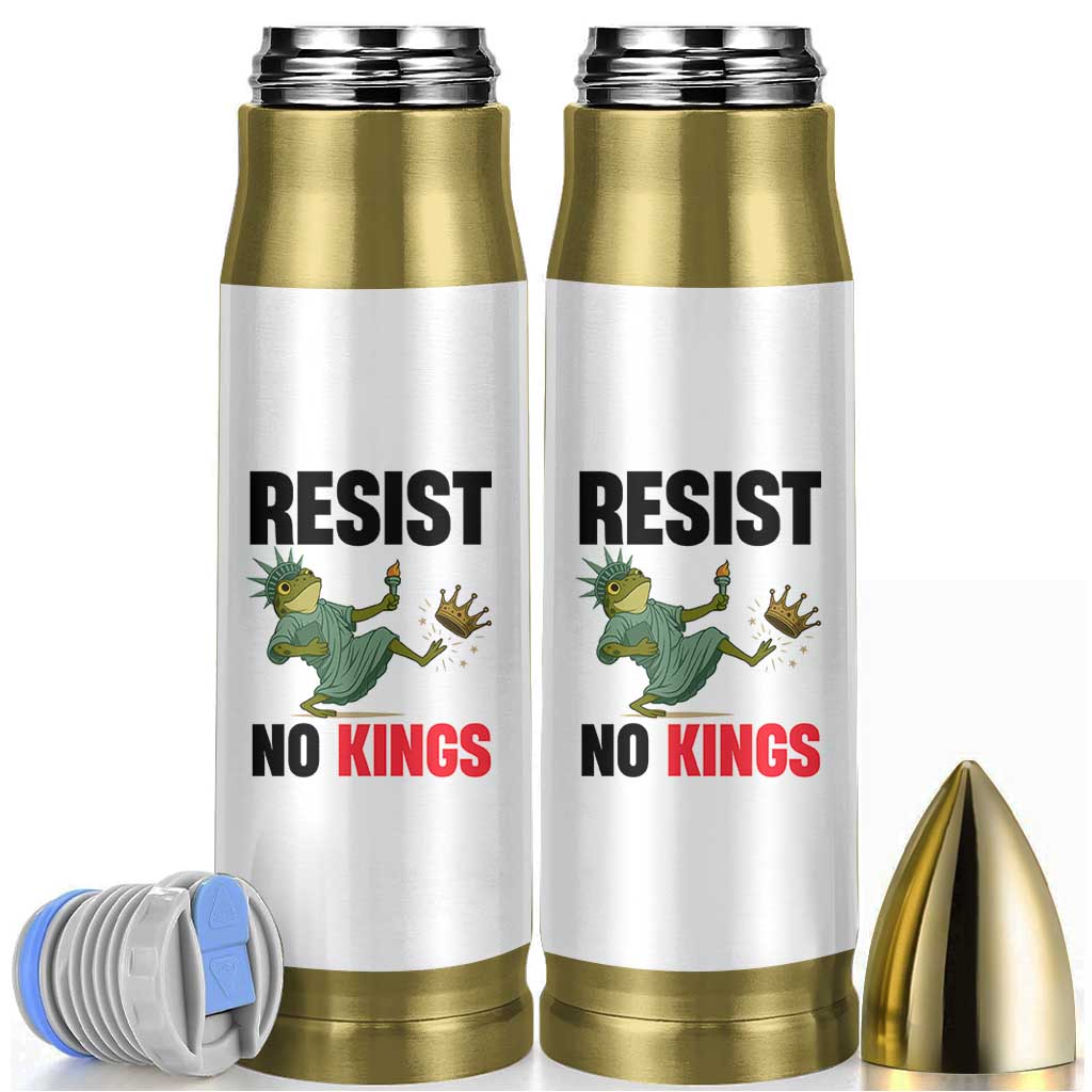 Resist Frog Bullet Tumbler No Kings In America Political 2025 - Wonder Print Shop