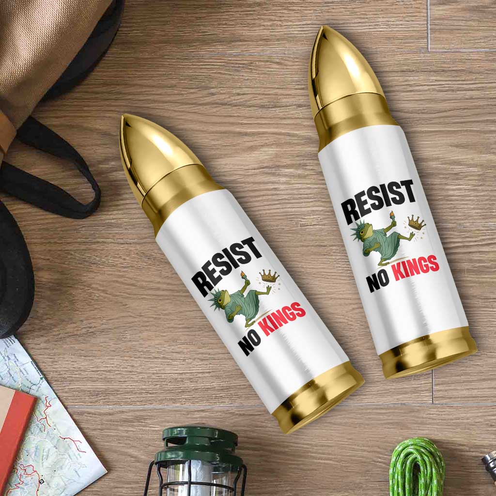 Resist Frog Bullet Tumbler No Kings In America Political 2025 - Wonder Print Shop