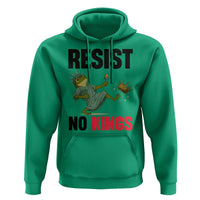 Resist Frog Hoodie No Kings In America Political 2025 - Wonder Print Shop
