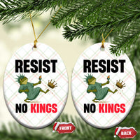 Resist Frog Ceramic Ornament No Kings In America Political 2025 - Wonder Print Shop