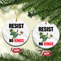 Resist Frog Ceramic Ornament No Kings In America Political 2025 - Wonder Print Shop
