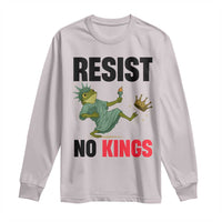 Resist Frog Long Sleeve Shirt No Kings In America Political 2025 - Wonder Print Shop