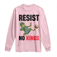Resist Frog Long Sleeve Shirt No Kings In America Political 2025 - Wonder Print Shop