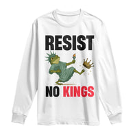 Resist Frog Long Sleeve Shirt No Kings In America Political 2025 - Wonder Print Shop