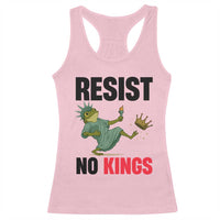 Resist Frog Racerback Tank Top No Kings In America Political 2025 - Wonder Print Shop