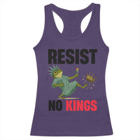 Resist Frog Racerback Tank Top No Kings In America Political 2025 - Wonder Print Shop