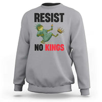 Resist Frog Sweatshirt No Kings In America Political 2025 - Wonder Print Shop
