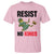 Resist Frog T Shirt No Kings In America Political 2025 - Wonder Print Shop