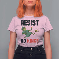 Resist Frog T Shirt For Women No Kings In America Political 2025 - Wonder Print Shop