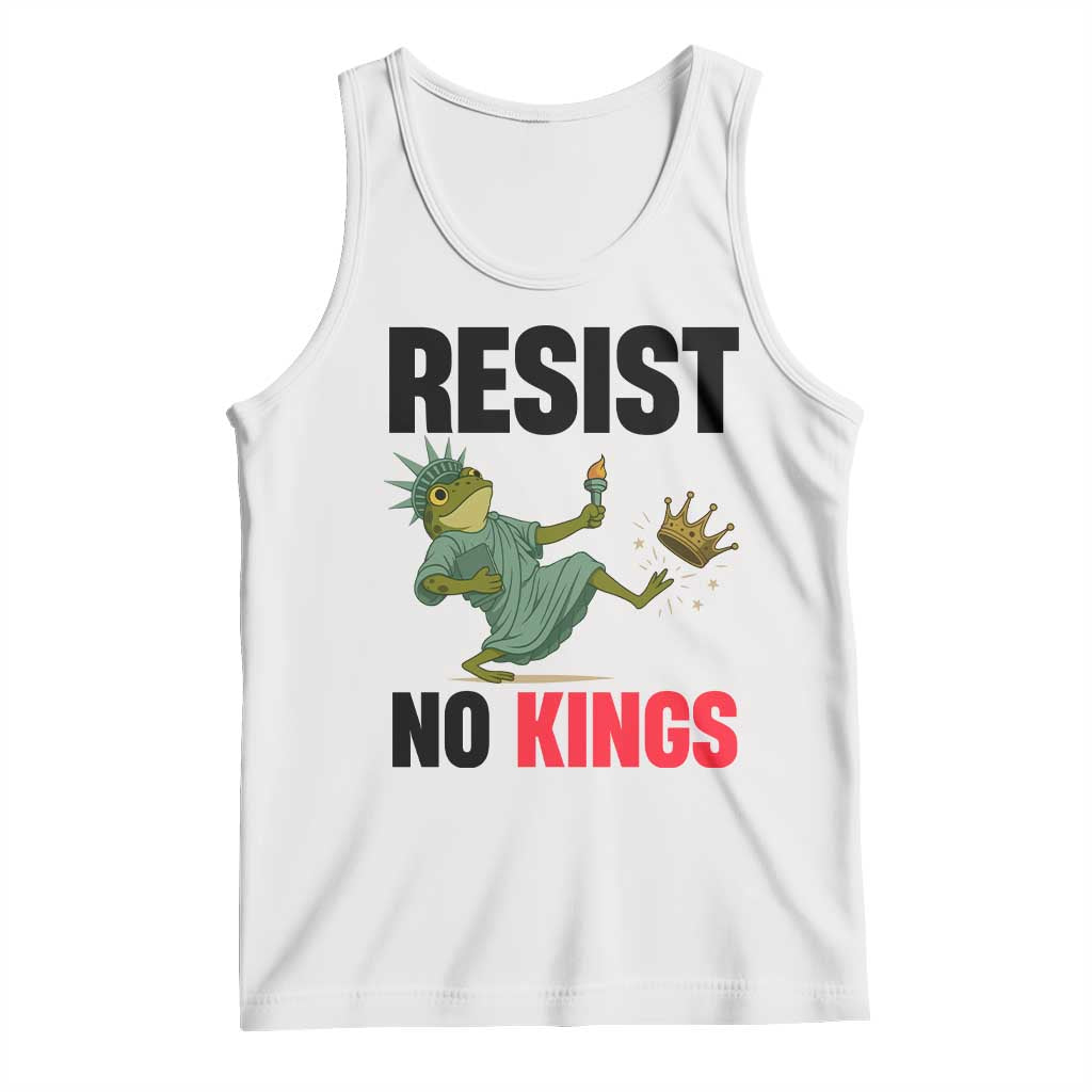 Resist Frog Tank Top No Kings In America Political 2025 - Wonder Print Shop