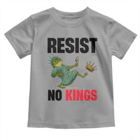 Resist Frog Toddler T Shirt No Kings In America Political 2025 - Wonder Print Shop