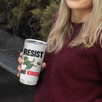 Resist Frog Tumbler Cup No Kings In America Political 2025 - Wonder Print Shop