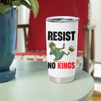 Resist Frog Tumbler Cup No Kings In America Political 2025 - Wonder Print Shop