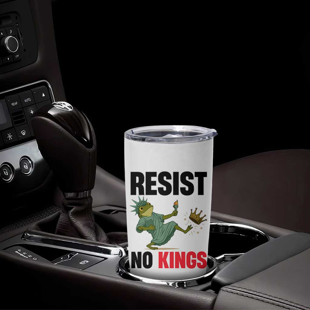 Resist Frog Tumbler Cup No Kings In America Political 2025 - Wonder Print Shop