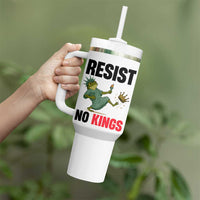 Resist Frog Tumbler With Handle No Kings In America Political 2025 - Wonder Print Shop