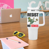Resist Frog Tumbler With Handle No Kings In America Political 2025 - Wonder Print Shop