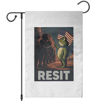 Resist Frog Garden Flag Portland Frog Activist America Political 2025 - Wonder Print Shop