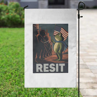 Resist Frog Garden Flag Portland Frog Activist America Political 2025 - Wonder Print Shop