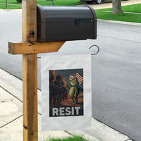 Resist Frog Garden Flag Portland Frog Activist America Political 2025 - Wonder Print Shop