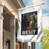 Resist Frog Garden Flag Portland Frog Activist America Political 2025 - Wonder Print Shop