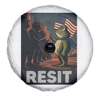 Resist Frog Spare Tire Cover Portland Frog Activist America Political 2025 - Wonder Print Shop