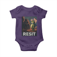 Resist Frog Baby Onesie Portland Frog Activist America Political 2025 - Wonder Print Shop