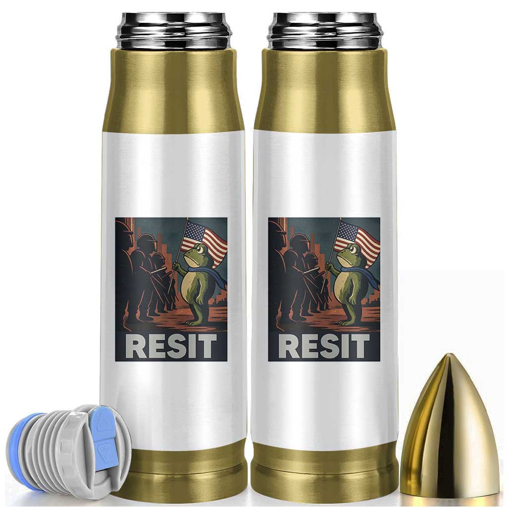 Resist Frog Bullet Tumbler Portland Frog Activist America Political 2025 - Wonder Print Shop